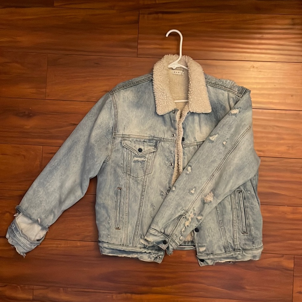 Denim Ripped jacket